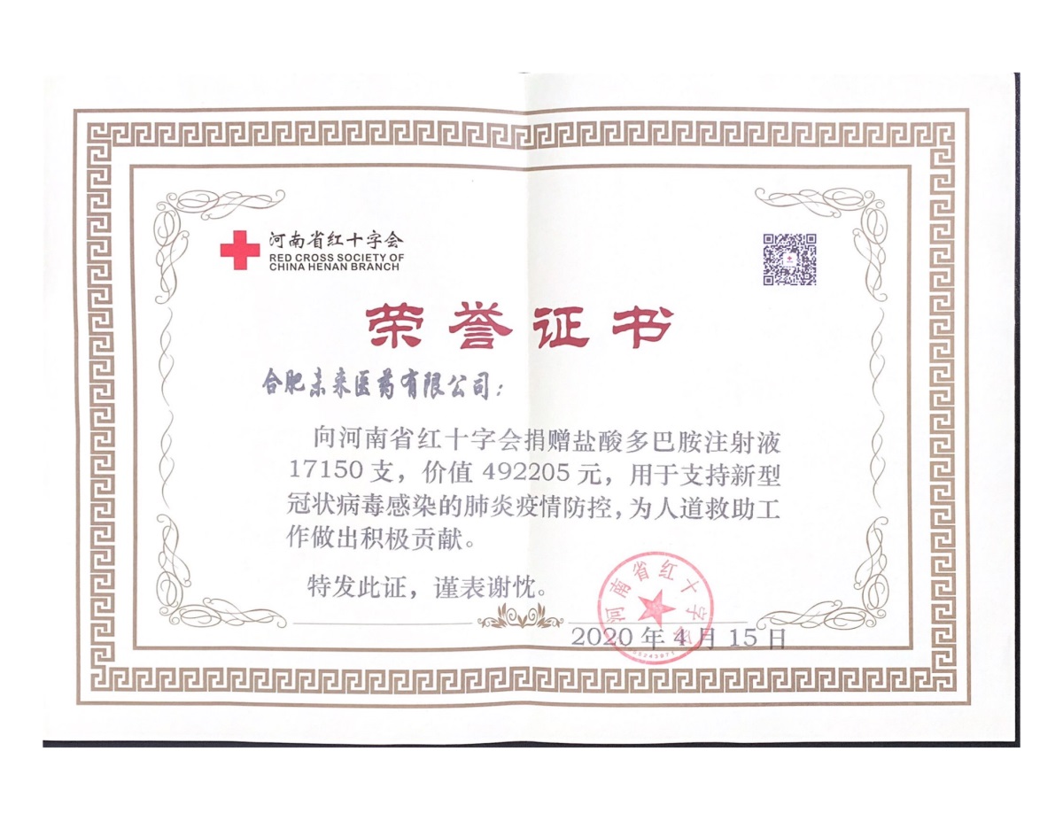 合肥开云手机站官方版网站登录入口捐赠证书（河南红十字）_00